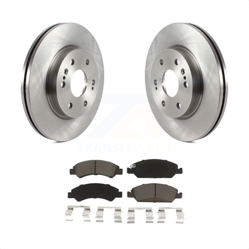 Front Brake Rotor & Ceramic Pad Kit For Chevrolet Silverado 1500 LD With 4  Piston Caliper K8C-100711