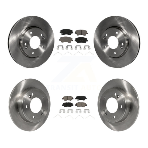 CMX  Front Rear Disc Brake Rotors And Ceramic Pads Kit for 2017-2020 Hyundai Elantra 2.0L K8C-101455