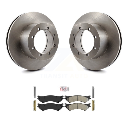Disques de frein arrière et plaquettes semi-métalliques pour Ford E-350 Super Duty 8&nbsp;A-106130