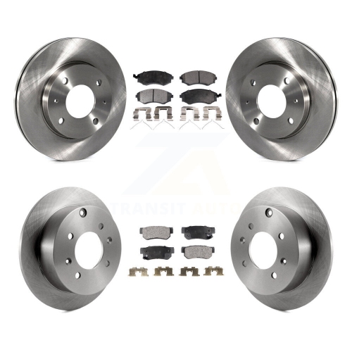 Front Rear Disc Brake Rotors And Ceramic Pads Kit For Hyundai Sonata Kia Optima Magentis K8T-101227