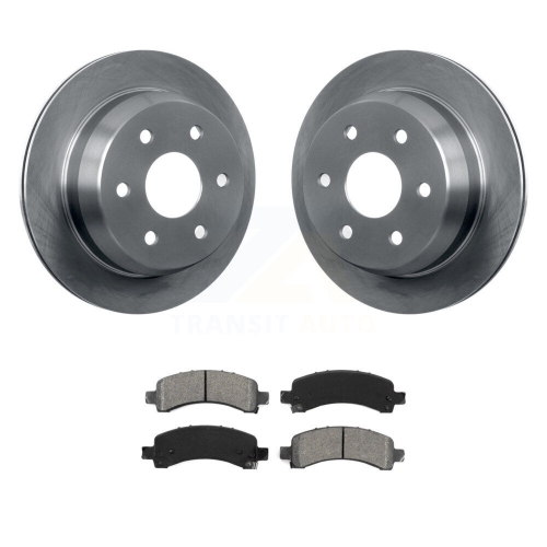 Disques de frein arrière et plaquettes semi-métalliques pour Avalanche 1500 Suburban K8S-101519 de Chevrolet 2002