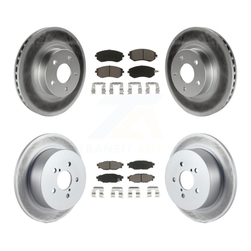 Disques de frein à disque et plaquettes de céramique à revêtement arrière pour Subaru Legacy i/Limited KGC-100720 2005