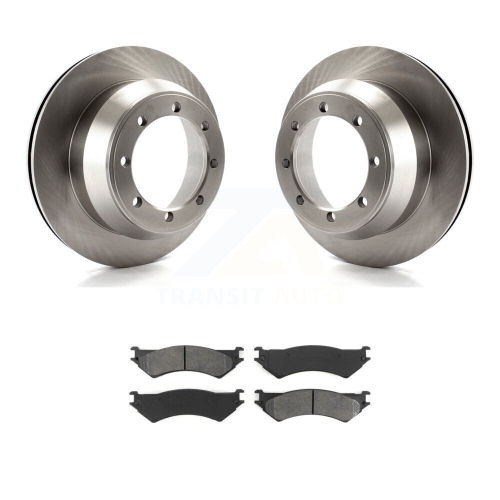 Ensemble de plaquettes semi-métalliques pour disque de frein arrière pour Ford E-350 Super Duty Econoline F-150 Heritage K8S-101600