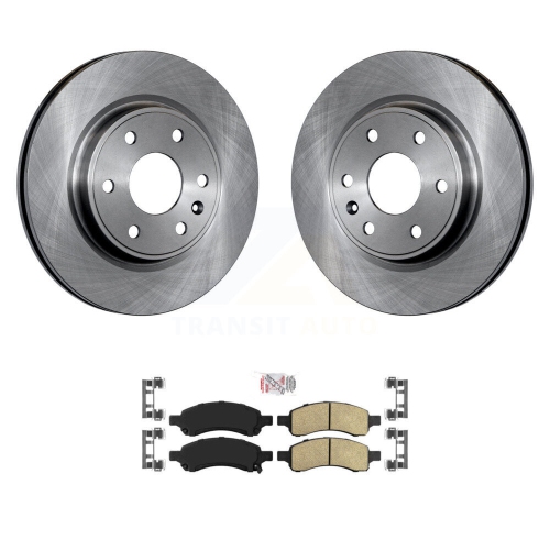 Front Brake Rotors Ceramic Pad Kit For GMC Acadia Buick Enclave Chevrolet Traverse Saturn K8A-104535