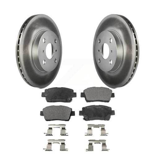 Disques de frein à disque et plaquettes en céramique recouverts à l'avant pour Toyota Echo MR2 Spyder KGT-100245