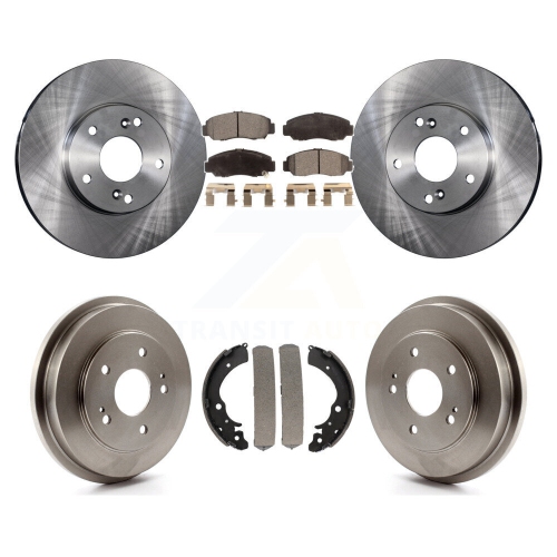 Disques de frein avant arrière Plaquettes et tambours en céramique pour Honda Civic Accord K8T-103520