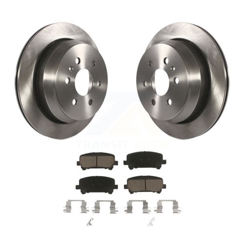 CMX  Rear Disc Brake Rotors And Ceramic Pads Kit for 2015-2020 Chevrolet Colorado Gmc Canyon K8C-101858