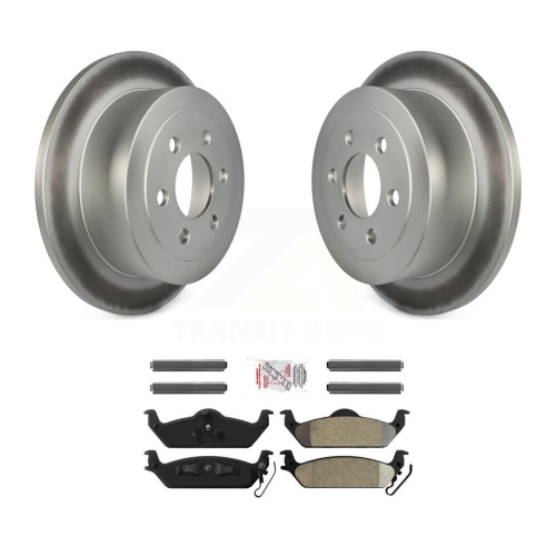 Disques de frein à disque recouverts à l'arrière et plaquettes semi-métalliques pour Dodge Dakota KGA-104080 2003-2004