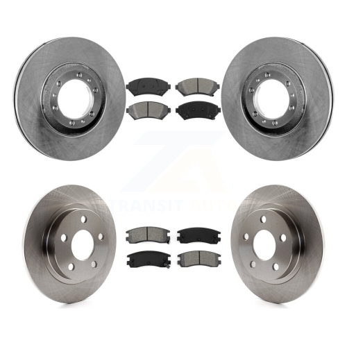 Disques de frein arrière avant et plaquettes semi-métalliques pour Buick LeSabre Pontiac Bonneville K8S-100750