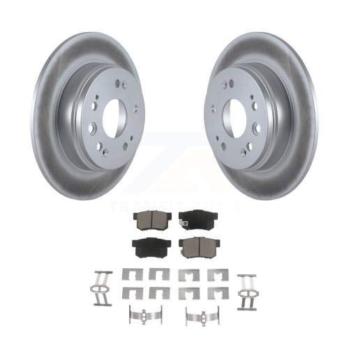 Disques de frein à disque recouverts à l'arrière et plaquettes en céramique pour Honda CR-V KGC-101538 2002-2004