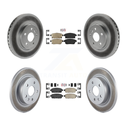 Ensemble de plaquettes en céramique avant et de disques de frein enduits pour Trax Buick Encore KGA-102906 2013-2017 de Chevrolet