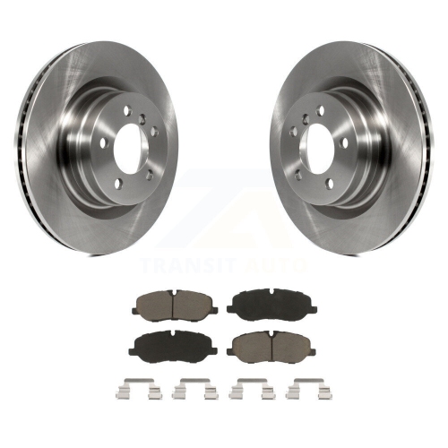 Front Disc Brake Rotor Ceramic Pad Kit For 2006-2009 Land Rover Range Naturally Aspirated K8C-100628
