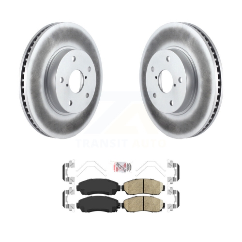 Disques de frein à disque et plaquettes en céramique recouverts à l'avant pour Subaru Legacy 2,5&nbsp;L KGA-100590 2016-2019
