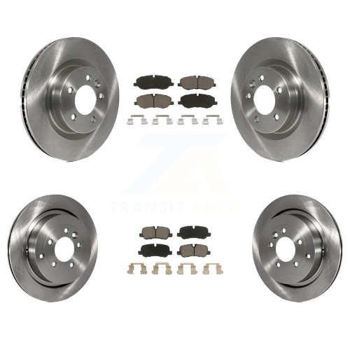Front Rear Disc Brake Rotors And Ceramic Pads Kit For Land Rover LR3 Range Sport K8C-101520