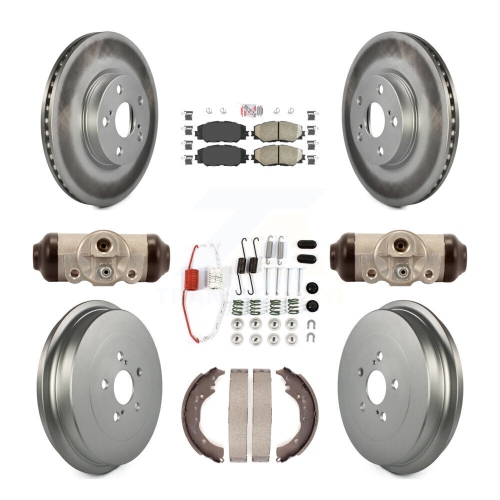 Disques de frein à disque arrière avant, revêtement en céramique pour Toyota Corolla KGA-104549 2009-2013