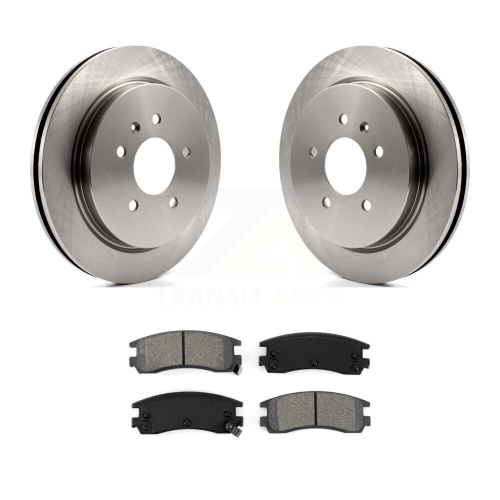 Rear Brake Rotor & Semi-Metallic Pad Kit For 2003-2004 Cadillac Seville With Vented K8S-101535