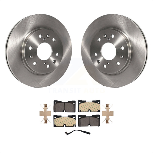 Front Disc Brake Rotors Ceramic Pad Kit For 2019 GMC Sierra 1500 With Dual Piston Caliper K8T-103415