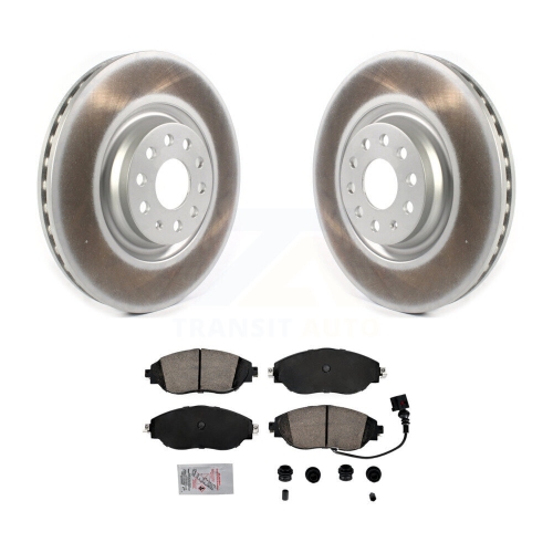 Kit disque de frein avant enduit et plaquettes en céramique pour Volkswagen Jetta Arteon Audi S3 A3 Quattro KGA-100150