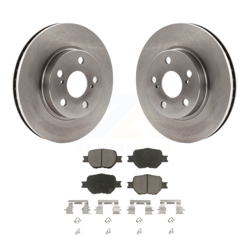 Front Disc Brake Rotors And Ceramic Pads Kit For 2001 Toyota Celica GT K8C-100034