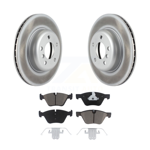 Front Coated Disc Brake Rotors And Ceramic Pads Kit For BMW 528i xDrive KGC-100075
