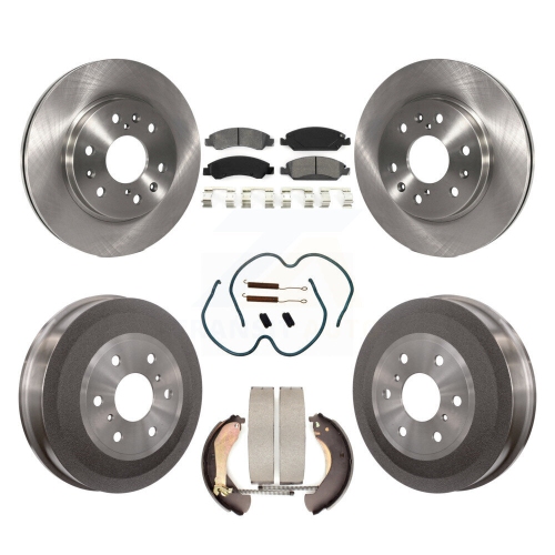 Disques de frein avant arrière semi-métalliques pour Chevrolet Silverado 1500 GMC K8S-102307