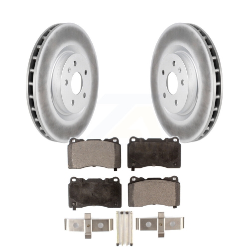 Disques de frein à disque enduits à l'avant et plaquettes semi-métalliques pour G8 Buick Regal KGF-100054 DE Pontiac