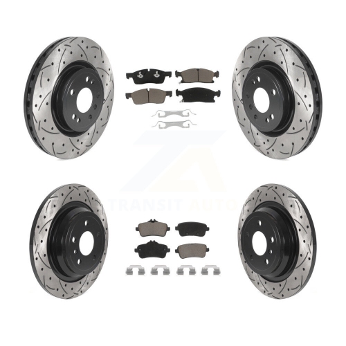 Plaquettes de frein avant forées à fente arrière pour Mercedes-Benz ML350 GLE350 ML250 KDC-100637