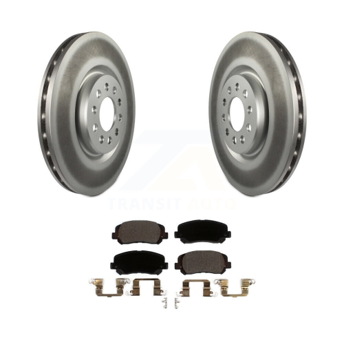 Disques de frein avant recouverts et plaquettes en céramique pour Jeep Cherokee Chrysler 200 KGT-102011