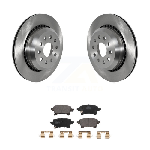 Disques de frein arrière et plaquettes semi-métalliques pour Jeep Wrangler Gladiator K8F-103620