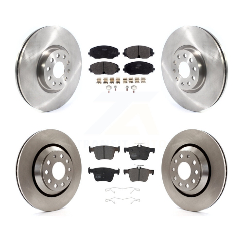Disques de frein à disque arrière avant et plaquettes semi-métalliques pour Volkswagen Atlas Cross Sport K8F-102769