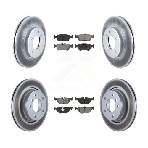 Ensemble de plaquettes semi-métalliques pour disque de frein à revêtement arrière avant pour BMW 325i 325Ci 328i 323Ci 323i KGS-100798