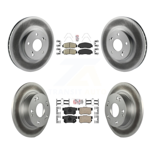 Plaquettes en céramique à l'avant et disques de frein enduits pour Honda Accord KGA-101956