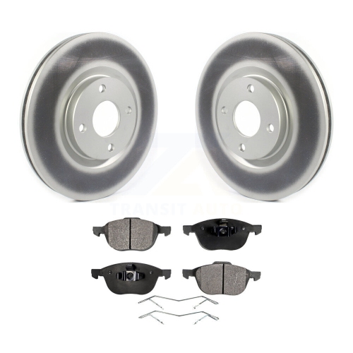Disques de frein à disque et plaquettes en céramique enduits pour Ford EcoSport KGT-102061 2018-2022