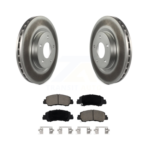 Disques de frein à disque et plaquettes en céramique recouverts à l'avant pour Mitsubishi Eclipse Cross KGC-102228