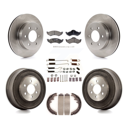 Disque de frein avant arrière, plaquette semi-métallique et tambour pour Dodge Dakota Durango K8F-102048