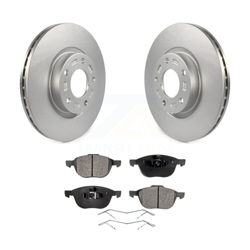 Disques de frein à disque enduits à l'avant et plaquettes semi-métalliques pour Mazda 3 5 Sport KGF-100291