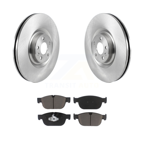 Front Brake Rotors & Ceramic Pad Kit For 16-23 Volvo XC90 With 366mm Diameter Rotor K8C-100185