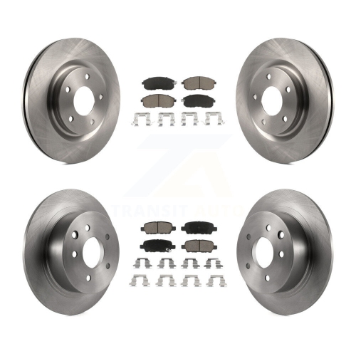 Disques de frein à disque arrière avant et plaquettes en céramique pour Nissan Sentra Juke K8C-100973
