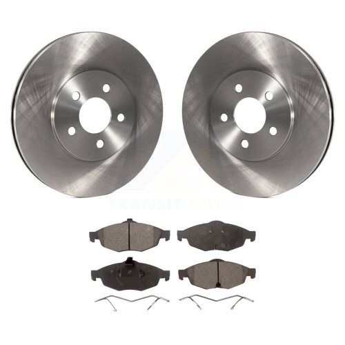 Front Disc Brake Rotors And Semi-Metallic Pads Kit For Chrysler Sebring Dodge Stratus K8F-100187