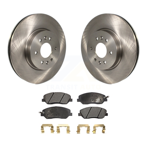 Front Disc Brake Rotors And Semi-Metallic Pads Kit For 2009-2011 Kia Borrego K8F-100549
