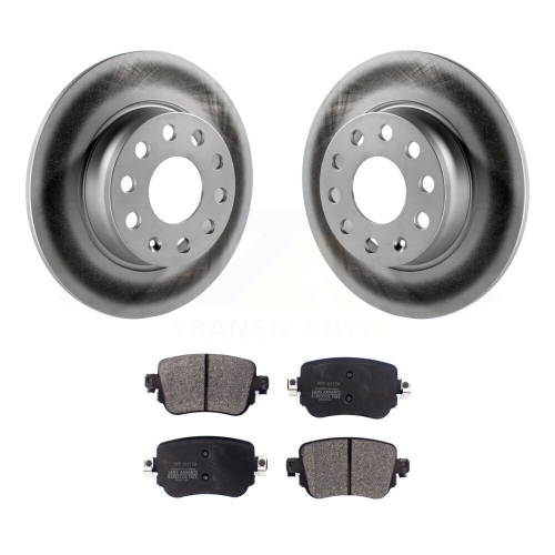 Disque de frein arrière enduit et plaquettes semi-métalliques pour Volkswagen Golf SportWagen Passat GTI KGF-101775