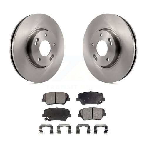 Disques de frein avant et plaquettes en céramique pour Kia Rondo K8T-100486 2014-2017