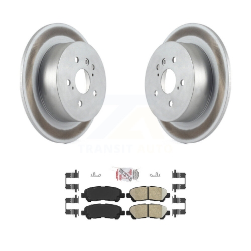Disques de frein à disque recouverts à l'arrière et plaquettes en céramique pour Toyota Highlander KGA-103913 2008-2013