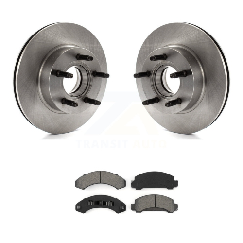 Front Brake Rotor Semi-Metallic Pad Kit For Ford Ranger Mazda B4000 Explorer B3000 Bronco K8S-100695