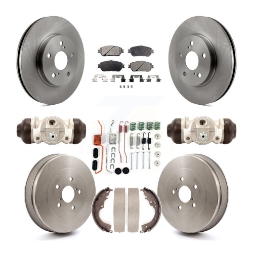 Disques de frein à disque avant arrière, tambour semi-métallique pour Toyota Sienna K8F-102211 2004-2010