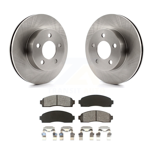TRANSIT AUTO  Front Disc Brake Rotors And Semi-Metallic Pads Kit for Ford Ranger Mazda B4000 4Wd K8S-100106