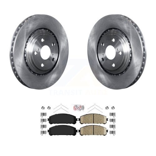 TRANSIT AUTO  Front Brake Rotor & Ceramic Pad Kit for Toyota Highlander Sienna Lexus Rx350 Nx200T Nx300 K8A-104616
