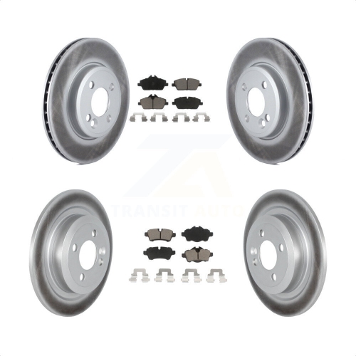 TRANSIT AUTO  Front Rear Coated Brake Rotor & Ceramic Pad Kit for Mini Cooper With 280MM Diameter Kgc-101118