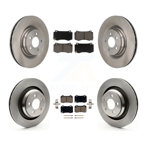 CMX  Front Rear Brake Rotor & Ceramic Pad Kit for Dodge Charger Chrysler 300 Challenger Magnum K8C-100765