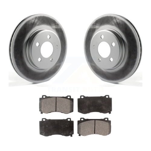 TRANSIT AUTO  Front Coat Brake Rotor Semi-Metallic Pad Kit for 2019 Dodge Charger Gt With Brembo Brakes Kgf-102222